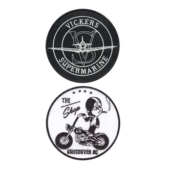 10pcs/lot Round Vintage Aircraft Fire Fighter Embroidery Patch Black Clothing Decoration Accessory Iron Heat Transfer Applique 
10pcs/lot Round Vintage Aircraft Fire Fighter Embroidery Patch Black Clothing Decoration Accessory Iron Heat Transfer Applique