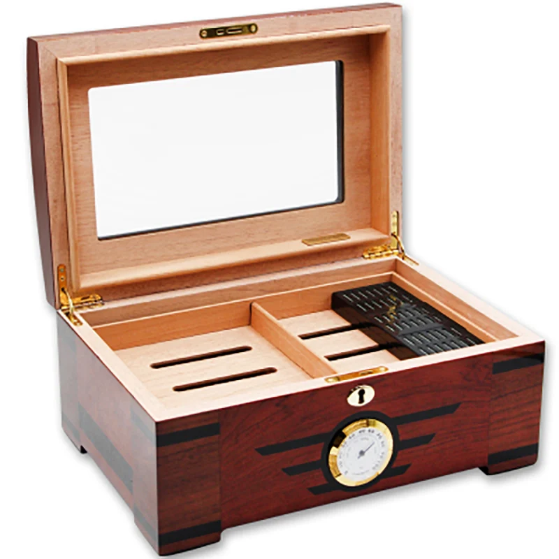Humidor cedar wood double layer large capacity cigar moisturizing case/box/cabinet H-006
Humidor cedar wood double layer large capacity cigar moisturizing case/box/cabinet H-006