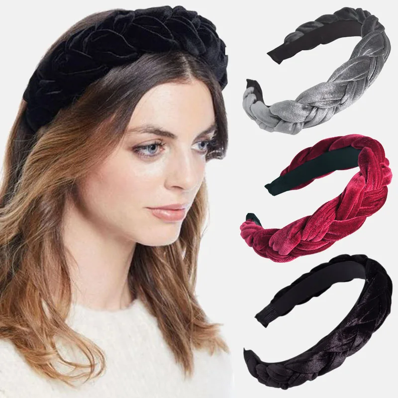 Shiny Weaving Headrbands Braided Headband Wide Hair Hoop Fashion Hair Bands for Woman Girls Hair Accessories Bezel Headdress
Shiny Weaving Headrbands Braided Headband Wide Hair Hoop Fashion Hair Bands for Woman Girls Hair Accessories Bezel Headdress