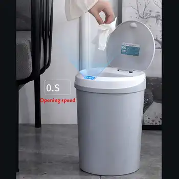 Automatic Sensor Dustbin Electric Garbage Bin smart dustbin Induction Trash Can Home Intelligent Waste Bins for Bedroom 15L/12L
Automatic Sensor Dustbin Electric Garbage Bin smart dustbin Induction Trash Can Home Intelligent Waste Bins for Bedroom 15L/12L