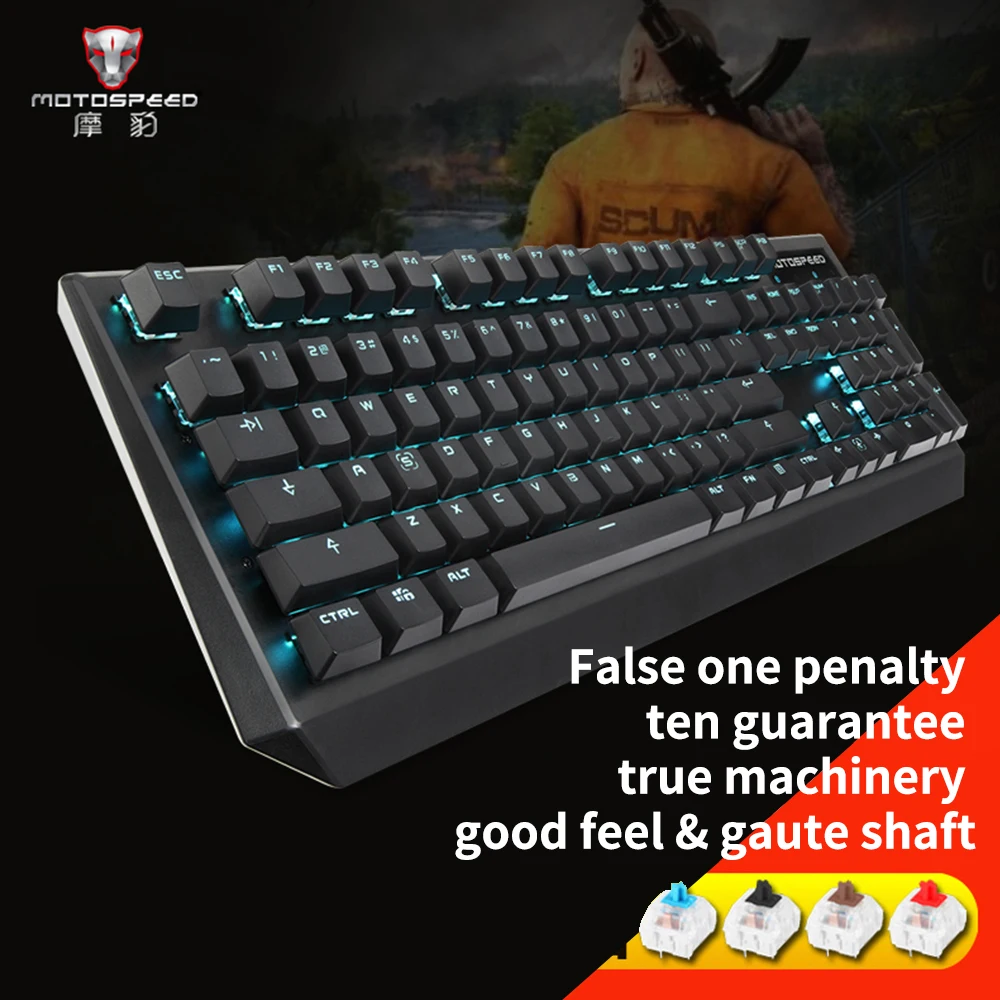 

K95 Green Axis Black Axis Red Axis Internet Cafe Esports Game Cf Dedicated Office Typing 104 Key CSGO Mechanical Keyboard