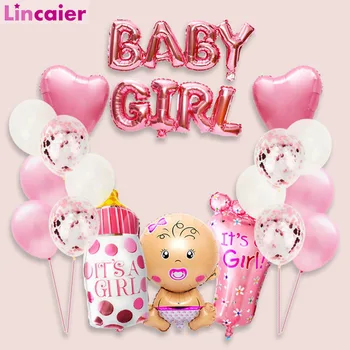 19pcs Baby Shower Foil Latex Balloons Its a Girl Boy Babyshower Party Decoration Gender Reveal Baptism Christening Birthday
19pcs Baby Shower Foil Latex Balloons Its a Girl Boy Babyshower Party Decoration Gender Reveal Baptism Christening Birthday