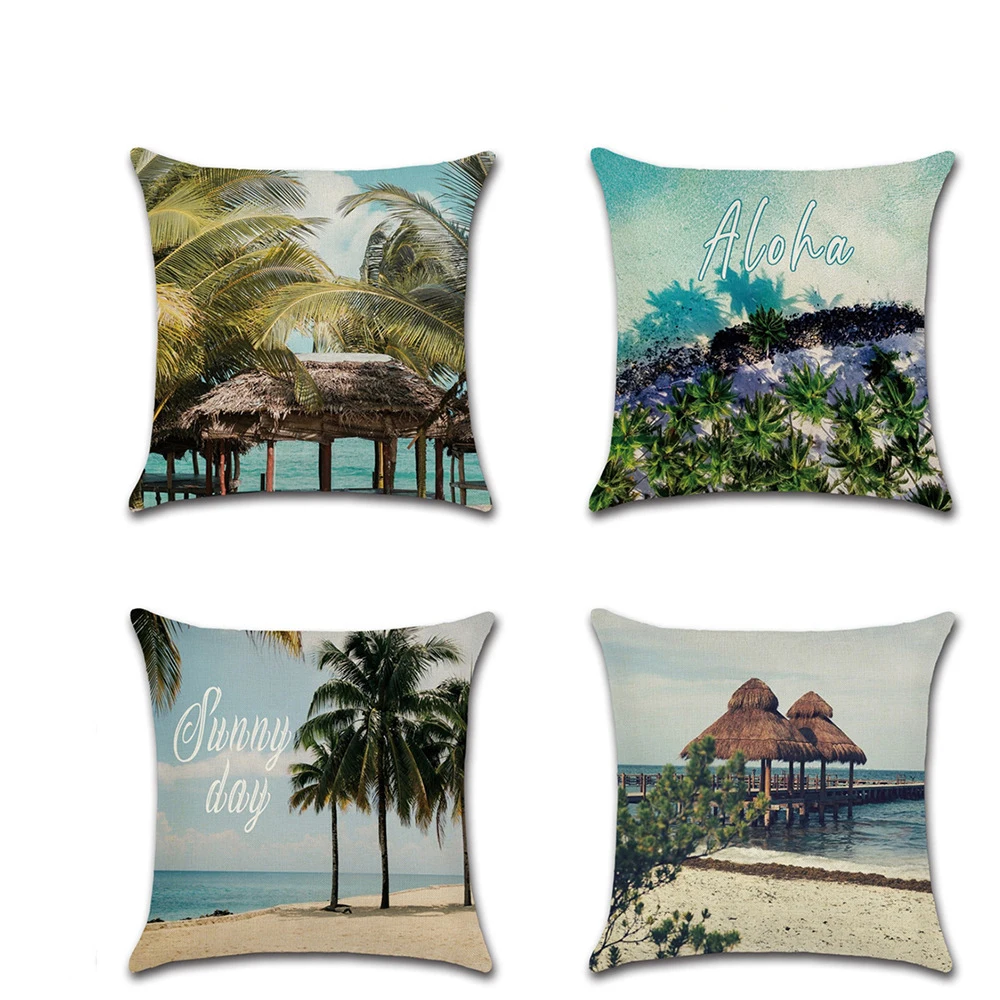 New Linen Cover Cushion Beach Landscape Home Decor Cushions Custom Covers Coconut Tree Decorative Cushions Pillow Covers
New Linen Cover Cushion Beach Landscape Home Decor Cushions Custom Covers Coconut Tree Decorative Cushions Pillow Covers