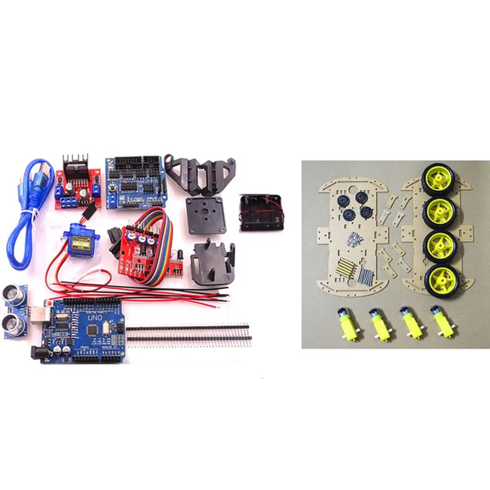 Avoid Smart Tracking Robot Motor Kit Car Chassis Speed Encoder Battery Box 2wd Module For Arduino Kit
Avoid Smart Tracking Robot Motor Kit Car Chassis Speed Encoder Battery Box 2wd Module For Arduino Kit