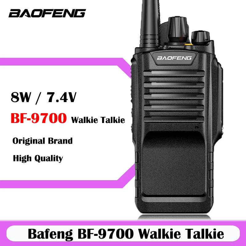 Портативная рация BAOFENG двухсторонняя радиосвязь водонепроницаемая IP67 8 Вт 2800 мАч