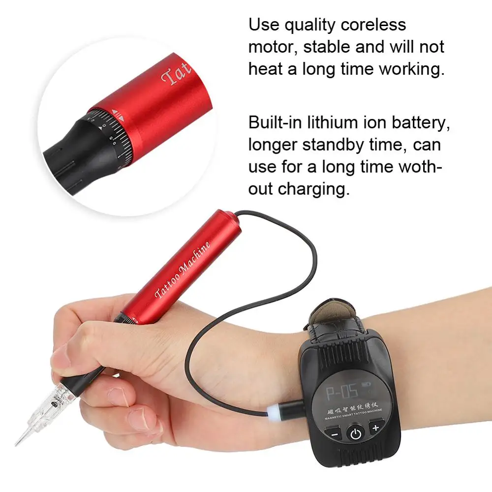 Smart Watch Controller Tattoo Machine Set Fog Eyebrow Eyeliner Lips Permanent Makeup Tools Electric Tattoos Free Linen Equipment
Smart Watch Controller Tattoo Machine Set Fog Eyebrow Eyeliner Lips Permanent Makeup Tools Electric Tattoos Free Linen Equipment