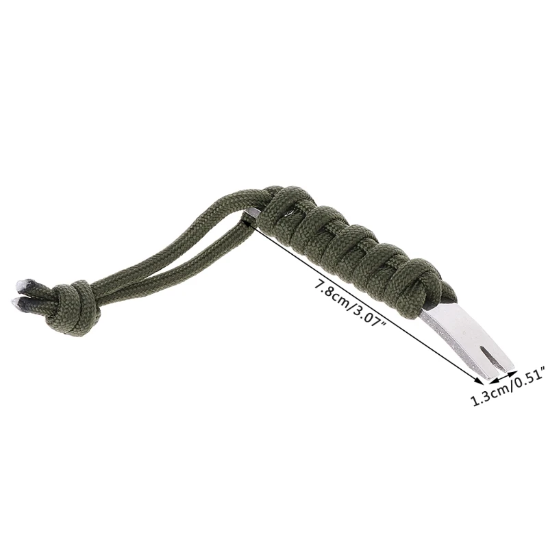 Mini EDC Tool Crank Crowbar Pocket Pry Bar Paracord Scraper Opener Winder Staple A6HC suit for camping
Mini EDC Tool Crank Crowbar Pocket Pry Bar Paracord Scraper Opener Winder Staple A6HC suit for camping