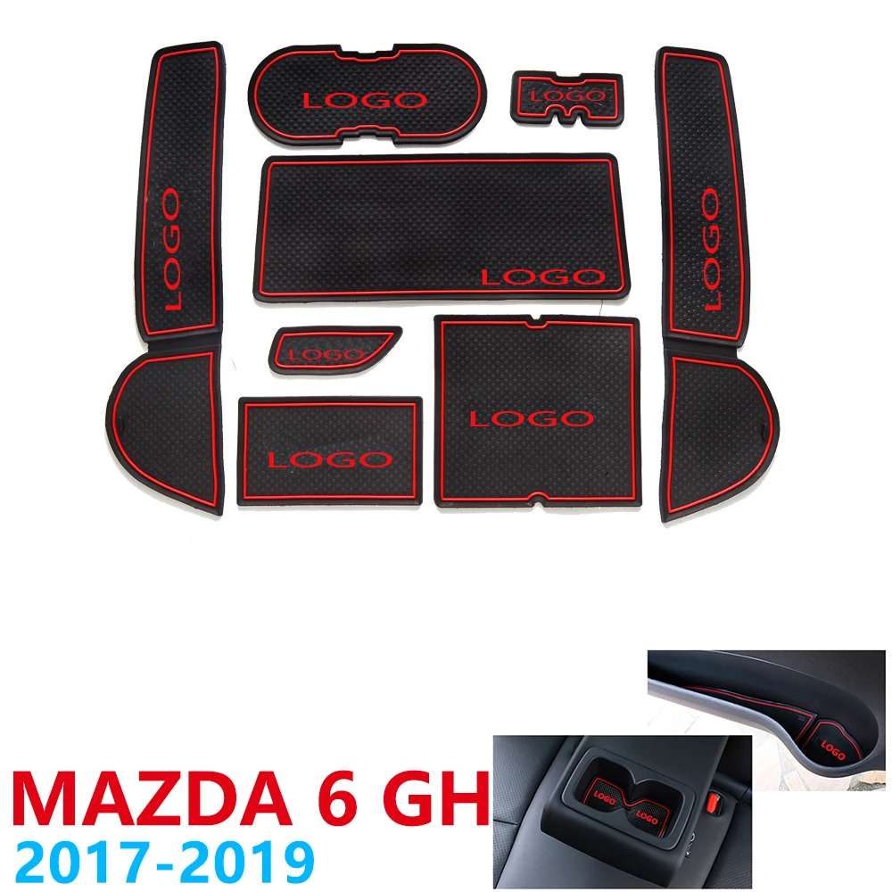 Anti-Slip Rubber Cup Cushion Door Groove Mat for Mazda 6 2008~2013 GH Sedan Wagon 2009 2010 2011 2012 Accessories mat for phone
Anti-Slip Rubber Cup Cushion Door Groove Mat for Mazda 6 2008~2013 GH Sedan Wagon 2009 2010 2011 2012 Accessories mat for phone