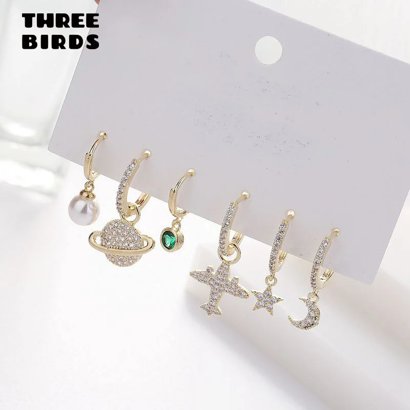 Tiny Trendy Zirconia Gold Plane Moon Star Sets Dangle Earrings Personality Hoop Earrings For Women Fashion Jewelry E-h0397
Tiny Trendy Zirconia Gold Plane Moon Star Sets Dangle Earrings Personality Hoop Earrings For Women Fashion Jewelry E-h0397