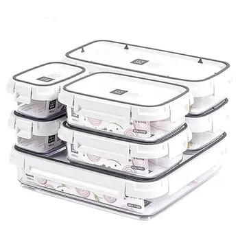 Healthy and environmentally Refrigerator Kitchen Storage Artifact Food Storage Box Set Green Plastic Sealed Box Set
Healthy and environmentally Refrigerator Kitchen Storage Artifact Food Storage Box Set Green Plastic Sealed Box Set