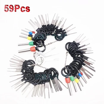 59/38/11Pcs Car Terminal Removal Electrical Wiring Crimp Connector Pin Extractor Kit Automobiles Terminal Repair Hand Tools
59/38/11Pcs Car Terminal Removal Electrical Wiring Crimp Connector Pin Extractor Kit Automobiles Terminal Repair Hand Tools