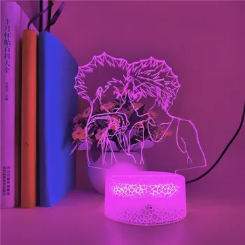Smart Phone Control Gon and Killua Figure 3d Night Light Anime Hunter X Hunter Light for Kid Bedroom Decor Birthday Party Gifts
Smart Phone Control Gon and Killua Figure 3d Night Light Anime Hunter X Hunter Light for Kid Bedroom Decor Birthday Party Gifts