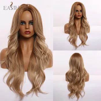 Long Light Brown Wigs Body Wavy Hairstyle Cosplay Middle Part Heat Resistant Synthetic Wigs for Black Women Afican American
Long Light Brown Wigs Body Wavy Hairstyle Cosplay Middle Part Heat Resistant Synthetic Wigs for Black Women Afican American