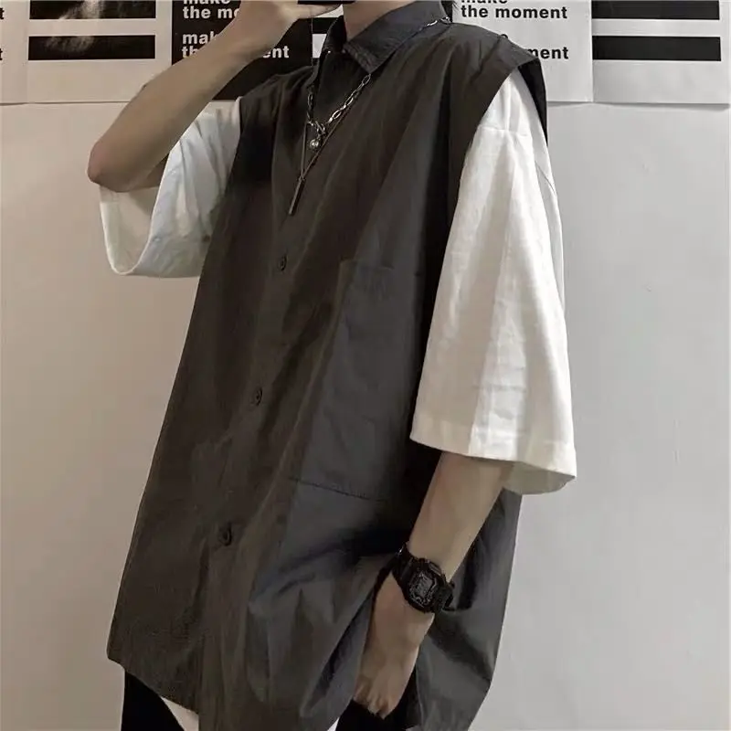 Men's vest 2020 spring and summer new handsome sleeveless lapel solid color casual vest young personality fashion trend men's
Men's vest 2020 spring and summer new handsome sleeveless lapel solid color casual vest young personality fashion trend men's
