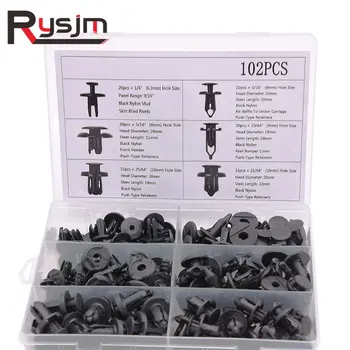 102pcs Car Plastic Screw Fasteners fit for toyota Mixed Auto Bumper Fastener Vehicle Clips Retainer Fastener Rivet Door Panel
102pcs Car Plastic Screw Fasteners fit for toyota Mixed Auto Bumper Fastener Vehicle Clips Retainer Fastener Rivet Door Panel