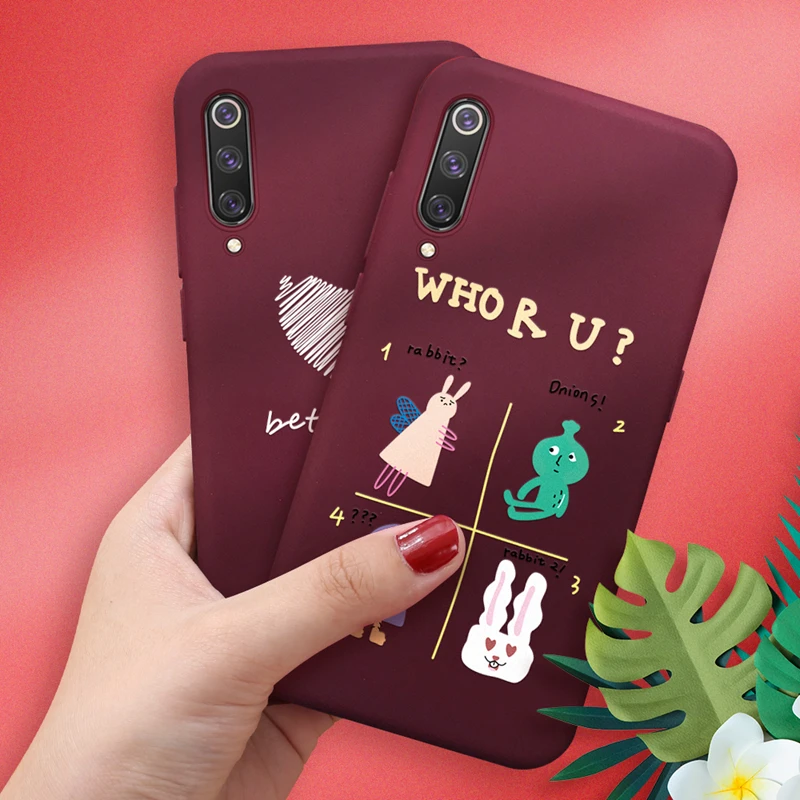 Высококачественные Матовые чехлы для телефонов Xiaomi 6X CC9E CC9 Mi9 SE красочная