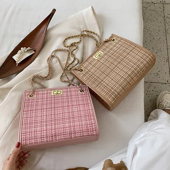 Popular Women's Bag 2020 New Fashion Chain Shoulder Square Sling Bag Women's Korean-Style Net Red Messenger Bag
Popular Women's Bag 2020 New Fashion Chain Shoulder Square Sling Bag Women's Korean-Style Net Red Messenger Bag