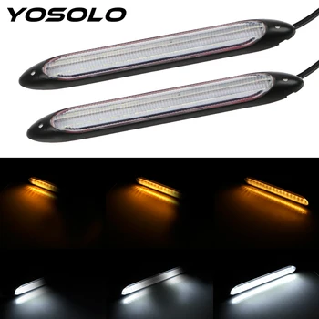 YOSOLO 2Pcs Car Turn Signal Car LED Daytime Running Light DRL Light Scan Waterproof DC 12V Sequential Flow Lamp Universal
YOSOLO 2Pcs Car Turn Signal Car LED Daytime Running Light DRL Light Scan Waterproof DC 12V Sequential Flow Lamp Universal