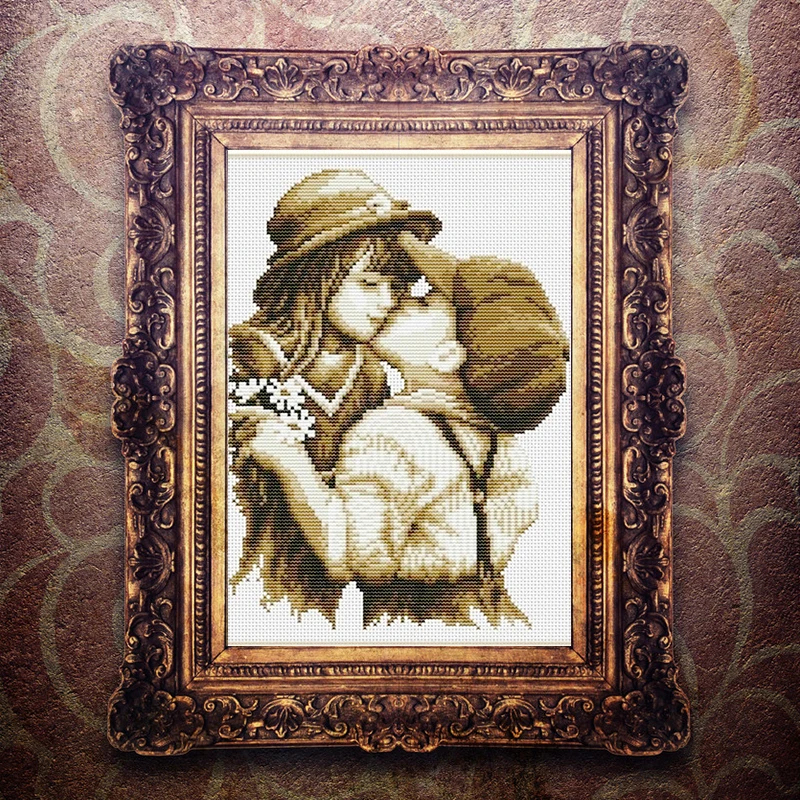 30X39CM Kits First Romantic Kiss Cross-Stitch Needlework for Beginner DIY Embroidery Handwork Cross Stitch Sets Home Decoration
30X39CM Kits First Romantic Kiss Cross-Stitch Needlework for Beginner DIY Embroidery Handwork Cross Stitch Sets Home Decoration