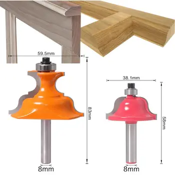 2pcs 8mm Shank Roman Ogee Edge Forming Pedestal Router Bit Picture Frame Cutter
2pcs 8mm Shank Roman Ogee Edge Forming Pedestal Router Bit Picture Frame Cutter