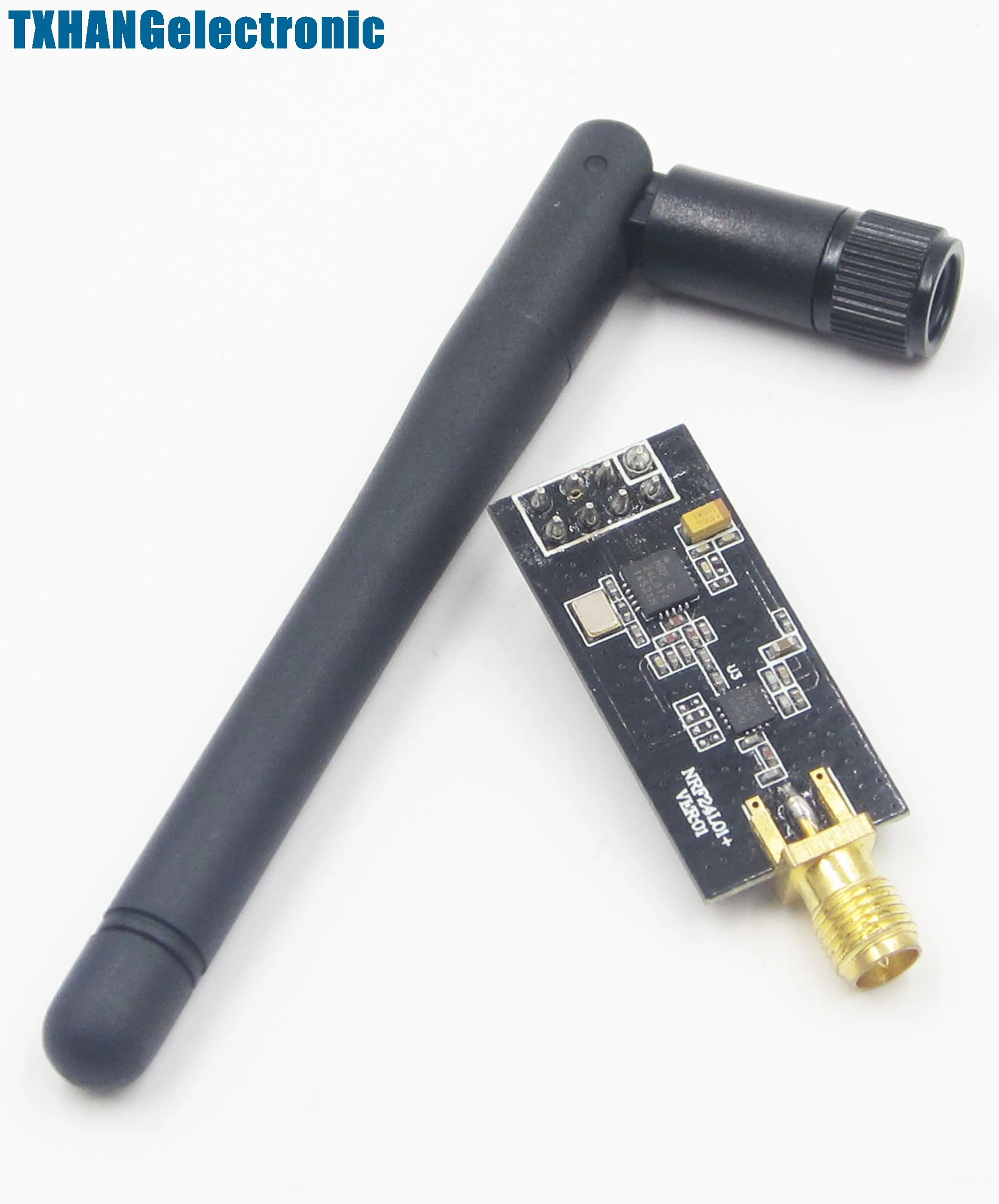 5 2.4G NRF24L01 + PA + LNA SMA antenna wireless transceiver communication electronic component compatible board 
5 2.4G NRF24L01 + PA + LNA SMA antenna wireless transceiver communication electronic component compatible board
