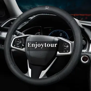 Leather Car Steering Wheel Cover for Honda Accord Amaze Civic City Grace Fit Jazz Insight Inspire Legend BR-V CR-V Vezel HR-V 
Leather Car Steering Wheel Cover for Honda Accord Amaze Civic City Grace Fit Jazz Insight Inspire Legend BR-V CR-V Vezel HR-V