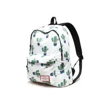 Women Girl Nylon Cactus Printed School Backpack Bookbags Teenagers Travel Rucksack Shoulder Bags
Women Girl Nylon Cactus Printed School Backpack Bookbags Teenagers Travel Rucksack Shoulder Bags