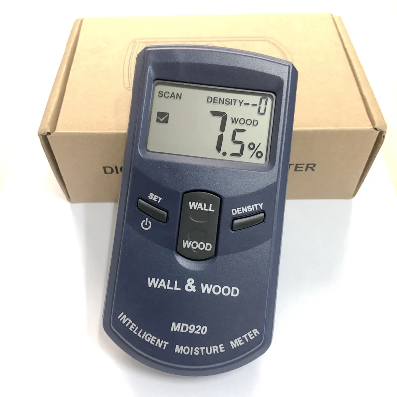 

MD920 настенный измеритель влажности древесины 10 класс плотности цифровой индукционный прибор для измерения влажности стены и дерева