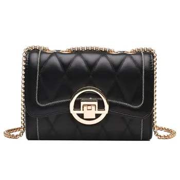 High Quality Gifts 2020 European Women Leather Bag Chain Shoulder Bags Soft Messenger Bags Handbag Women Famous Brand Female Bag 
High Quality Gifts 2020 European Women Leather Bag Chain Shoulder Bags Soft Messenger Bags Handbag Women Famous Brand Female Bag