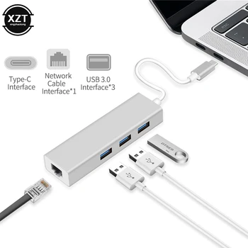 Type C Ethernet Adapter to RJ45 Lan Network Card Wired 10/100/1000Mbps Gigabit USB 3.0 Hub 5Gbps For Macbook Notebook Laptop
Type C Ethernet Adapter to RJ45 Lan Network Card Wired 10/100/1000Mbps Gigabit USB 3.0 Hub 5Gbps For Macbook Notebook Laptop