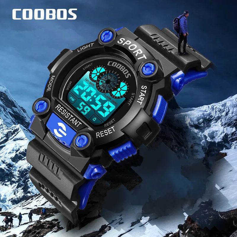 coobos Sports Watch Men Digital