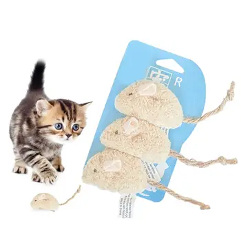3Pcs/Set Cute Cartoon Fake Mouse Artificial Rat Plush Toy Animals Interactive Training Chew Toy Puppy Chew Sound Pet Cat Toys
3Pcs/Set Cute Cartoon Fake Mouse Artificial Rat Plush Toy Animals Interactive Training Chew Toy Puppy Chew Sound Pet Cat Toys