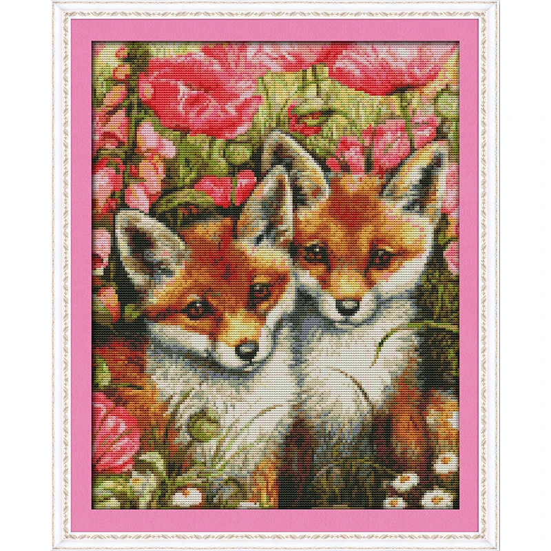 Everlasting love Christmas Two little Chinese cross stitch kits Ecological cotton counted stamped 11CT New store sales promotion
Everlasting love Christmas Two little Chinese cross stitch kits Ecological cotton counted stamped 11CT New store sales promotion