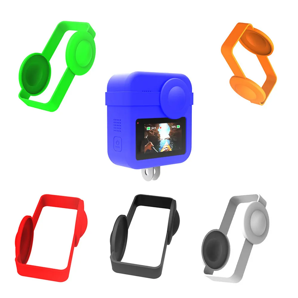 Soft Silicone Camera Len Caps Cover Body Case for GoPro Max Camera Accessories Scratchproof Camera Protective Case Storage Shell
Soft Silicone Camera Len Caps Cover Body Case for GoPro Max Camera Accessories Scratchproof Camera Protective Case Storage Shell