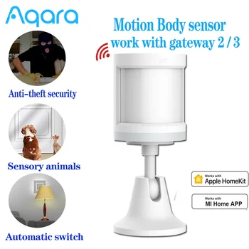 Aqara Motion Sensor Human Body Sensor Movement ZigBee Wireless Connection For Alarm System Work with Apple Homekit/Xiaomi mijia
Aqara Motion Sensor Human Body Sensor Movement ZigBee Wireless Connection For Alarm System Work with Apple Homekit/Xiaomi mijia