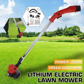 350W 10000 RPM Multi-functional Electric Lawn Mower Brush Cutter Cordless Control Grass Trimmer Adjustable Angle Garden Tool
350W 10000 RPM Multi-functional Electric Lawn Mower Brush Cutter Cordless Control Grass Trimmer Adjustable Angle Garden Tool