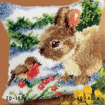 Embroidery Pillowcase Latch Hook Rug Kits Canvas Decorative Knoopkussen Christmas Pillow DIY Animal Embroidery Cushion Kits
Embroidery Pillowcase Latch Hook Rug Kits Canvas Decorative Knoopkussen Christmas Pillow DIY Animal Embroidery Cushion Kits