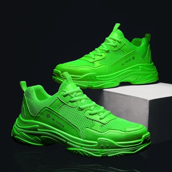 2020 Trend Men and Women Shoes Light Breathable Thick Bottom Brand Couple Sneakers Running Shoe Trend Comfortable Sports Shoes
2020 Trend Men and Women Shoes Light Breathable Thick Bottom Brand Couple Sneakers Running Shoe Trend Comfortable Sports Shoes