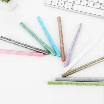 Art Metallic Marker Pen Drawing Diy Bullet Journal Paiting Card Making Photo School Stationery Supplies Artistic Brush Pen Set
Art Metallic Marker Pen Drawing Diy Bullet Journal Paiting Card Making Photo School Stationery Supplies Artistic Brush Pen Set