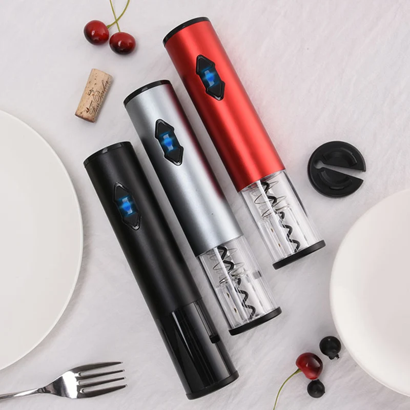 Automatic Electric Wine Opener Corkscrew Wine Bottle Opener Kit With Foil Cutter Kichen Accessories 
Automatic Electric Wine Opener Corkscrew Wine Bottle Opener Kit With Foil Cutter Kichen Accessories