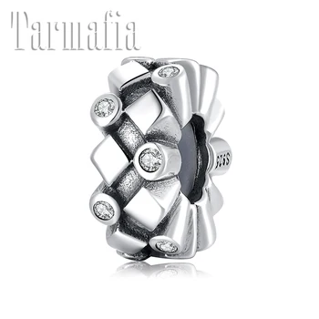 DIY Gift 925 Sterling Silver Square pattern Clear Zircon fine spacer Beads Fit Original European Charm Bracelet Jewelry making
DIY Gift 925 Sterling Silver Square pattern Clear Zircon fine spacer Beads Fit Original European Charm Bracelet Jewelry making