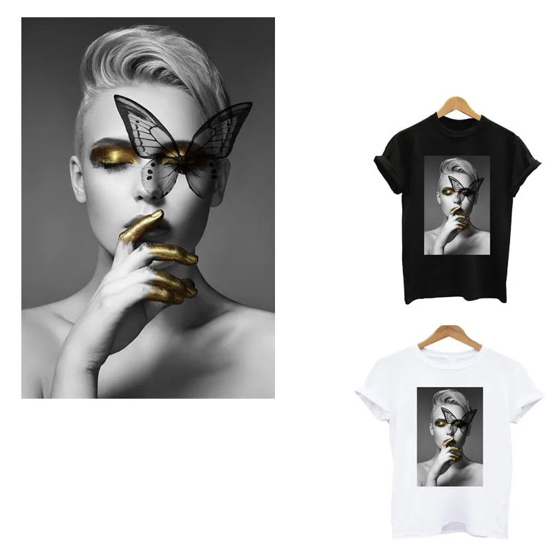 Fashion girl stripes thermo stickers on clothes application of one heat-sensitive patch iron on transfers for clothing applique
Fashion girl stripes thermo stickers on clothes application of one heat-sensitive patch iron on transfers for clothing applique
