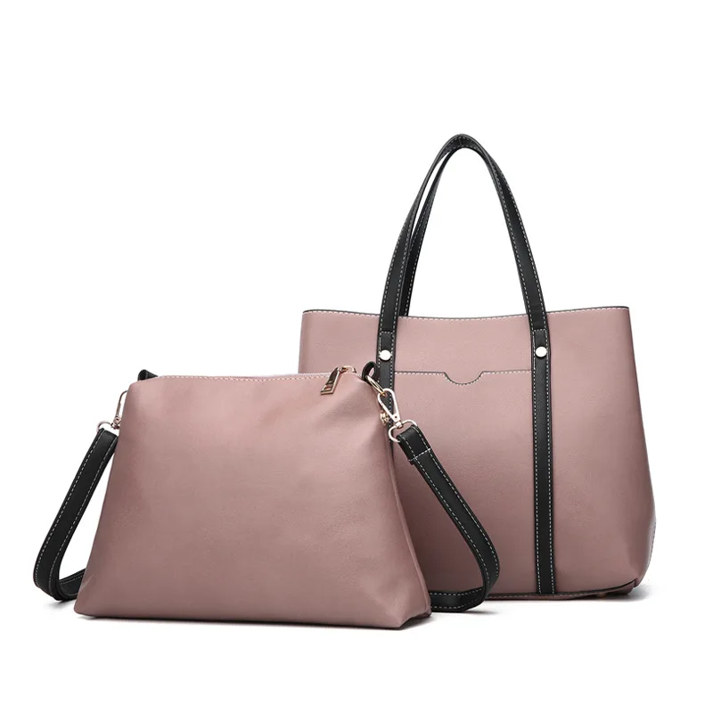 Summer New Style Two-Piece Set Toth WOMEN'S Bag Europe And America-Style Contrast Color Shoulder Different Size Bags
Summer New Style Two-Piece Set Toth WOMEN'S Bag Europe And America-Style Contrast Color Shoulder Different Size Bags