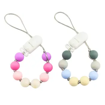Silicone Beads Pacifier Clip Colorful Pacifier Chain for Baby Teething Soother Chew Toy Dummy Clips
Silicone Beads Pacifier Clip Colorful Pacifier Chain for Baby Teething Soother Chew Toy Dummy Clips