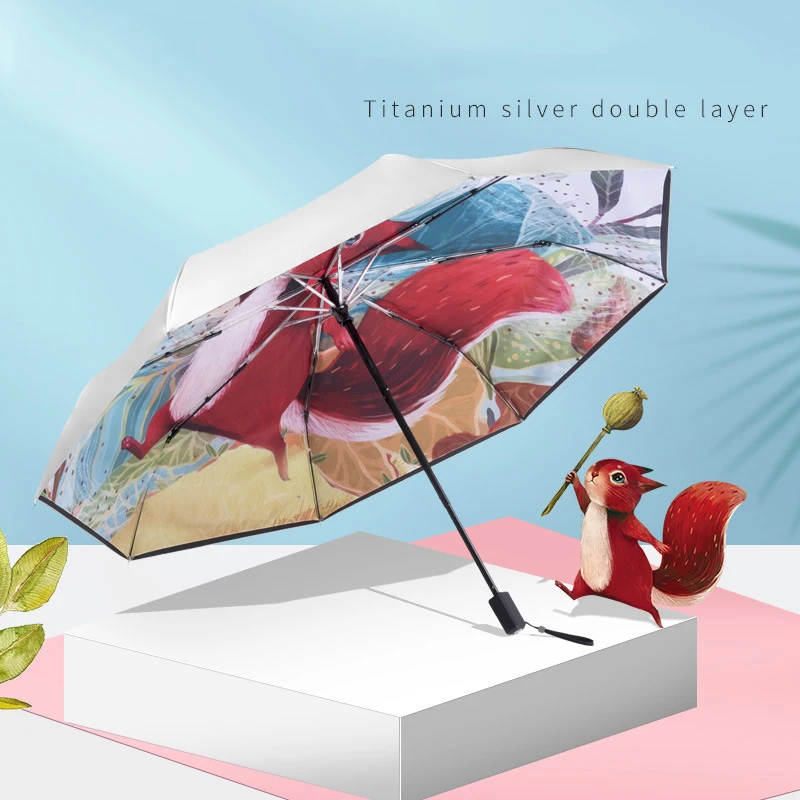 Animal Umbrella Cute Squirrel Umbrella Folding Rabbit Umbrellas Kids Umbrella Student School Gift
Animal Umbrella Cute Squirrel Umbrella Folding Rabbit Umbrellas Kids Umbrella Student School Gift