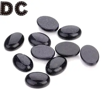 10pcs/lot Natural Stone Cabochon Beads Oval Blue Sandstone Bead Dia 10x14/13x18/18x25mm DIY Necklace Earring Jewelry Making
10pcs/lot Natural Stone Cabochon Beads Oval Blue Sandstone Bead Dia 10x14/13x18/18x25mm DIY Necklace Earring Jewelry Making