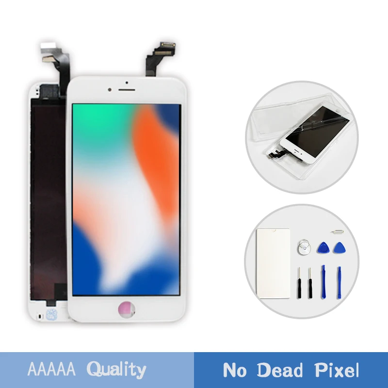 FVBH AAAAA Brand New LCD Display For iPhone 6 Plus No Dead Pixel Touch Screen Digitizer Assembly for iPhone 6 Plus White&Black
FVBH AAAAA Brand New LCD Display For iPhone 6 Plus No Dead Pixel Touch Screen Digitizer Assembly for iPhone 6 Plus White&Black