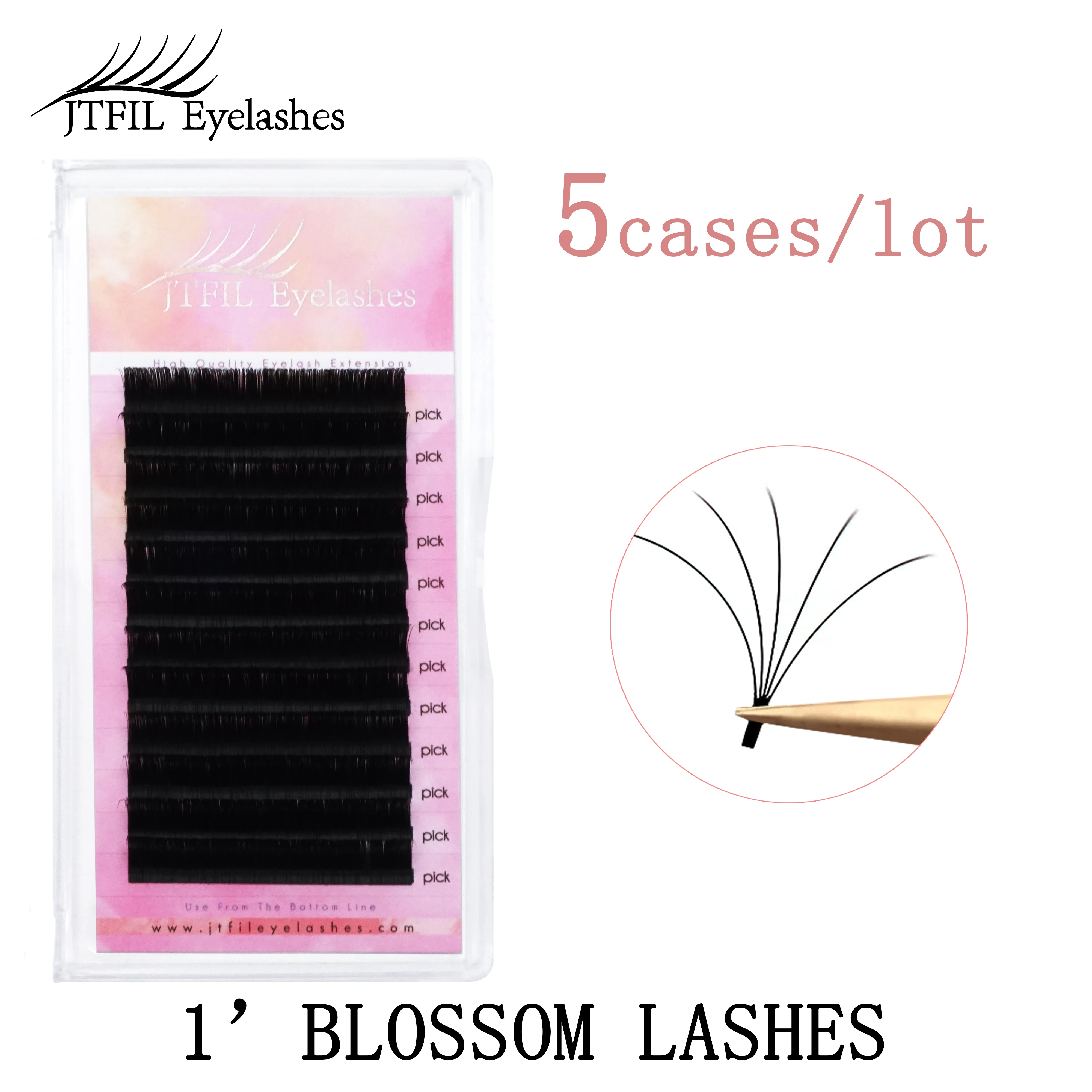 Easy Fan Bloom Eyelash Extensions False Mink 1's Blossom Volume Eyelash Austomatic Flowering Fast Fan Lashes JTFIL eyelashes
Easy Fan Bloom Eyelash Extensions False Mink 1's Blossom Volume Eyelash Austomatic Flowering Fast Fan Lashes JTFIL eyelashes