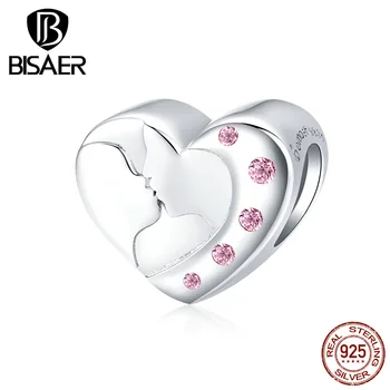 Romantic Love Heart Charms Beads BISAER 100% 925 Sterling Silver Kissing Love Heart Charms for Bracelet Jewellery GAC182
Romantic Love Heart Charms Beads BISAER 100% 925 Sterling Silver Kissing Love Heart Charms for Bracelet Jewellery GAC182