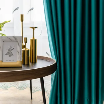 High Precision Curtains Dark Green Bedroom Curtains Blaclout Curtains Solid Color Curtains for Bedroom feather tulle S018&40
High Precision Curtains Dark Green Bedroom Curtains Blaclout Curtains Solid Color Curtains for Bedroom feather tulle S018&40